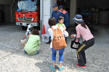 子ども消防士に変身
