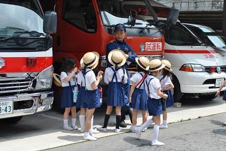 消防士は人気者