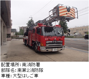 南2大型はしご車