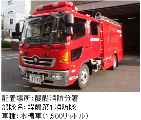 醍醐第1消防隊（水槽車）