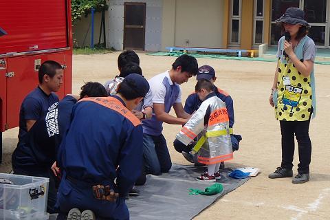 消防士に変身
