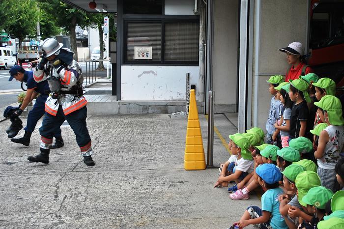 陵ヶ岡保育園の皆さん