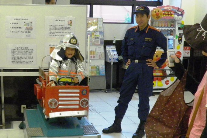 子ども消防士コーナー