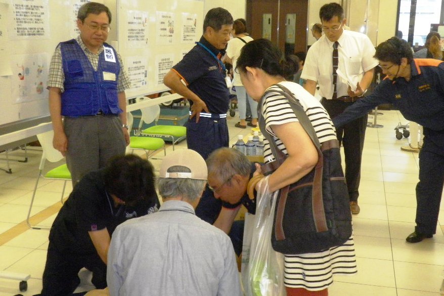 応急手当体験コーナー