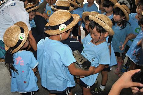 消防車を見学