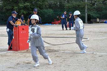 2号消火栓操法訓練