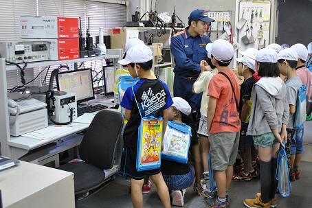 消防署内の設備を学習