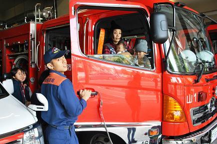 消防車見学