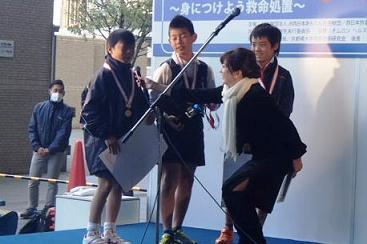 優勝インタビュー