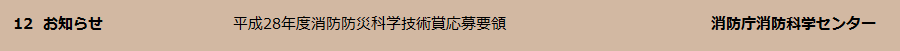 お知らせ