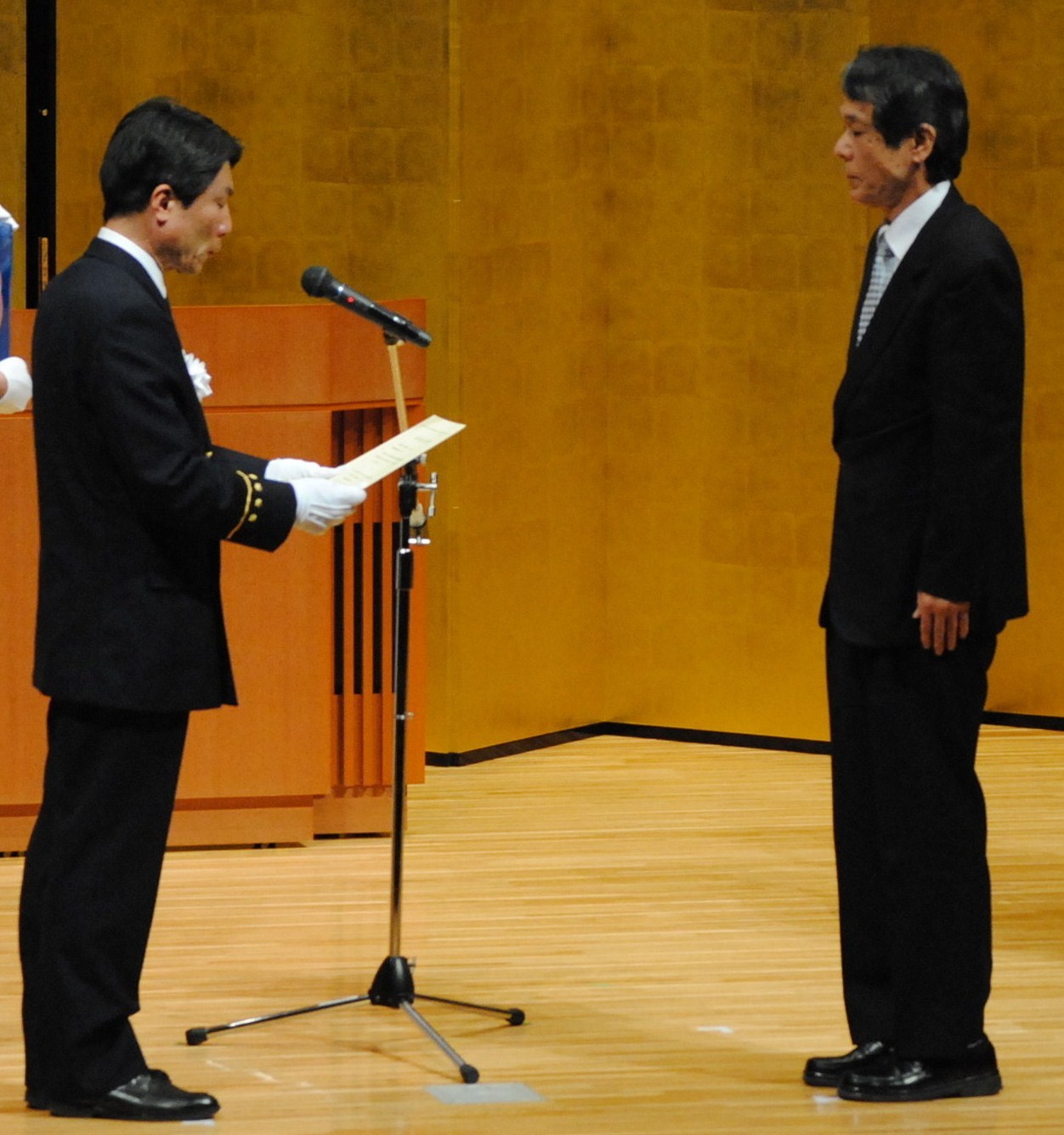 表示証交付式の画像