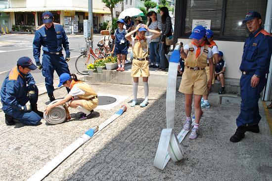 消防士体験
