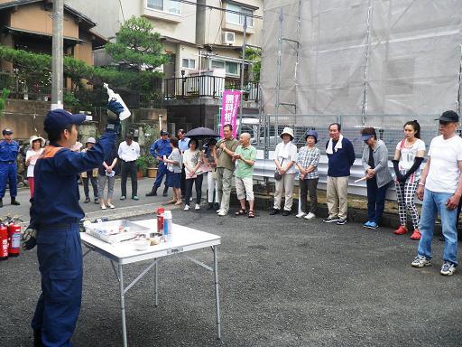 危険物の火災実験