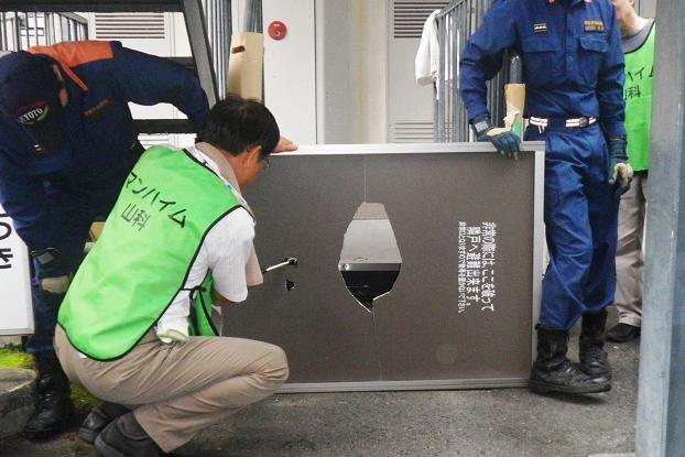 仕切り板破壊体験