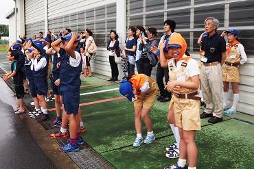 展示飛行見学