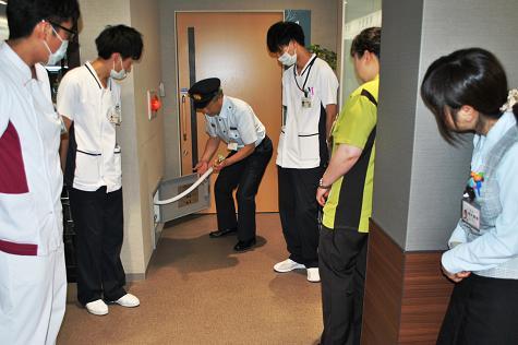 消防用設備取扱い訓練
