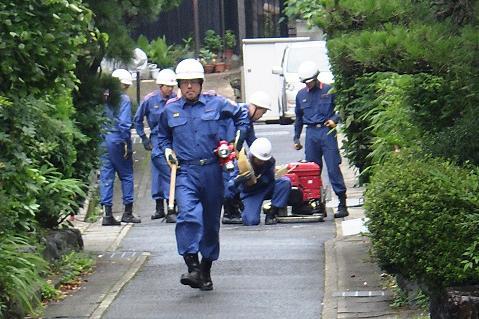 消防団出動