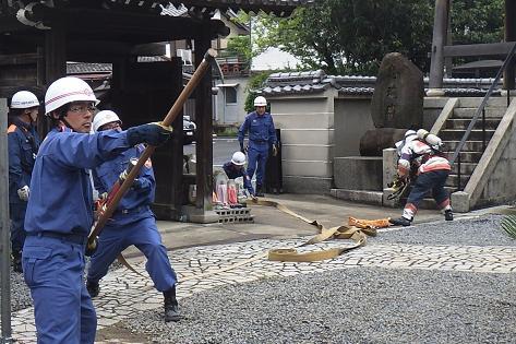 消防団出動