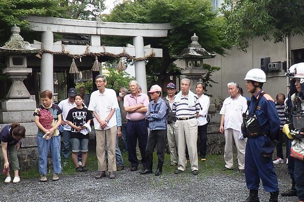 訓練に参加された住民の皆さん