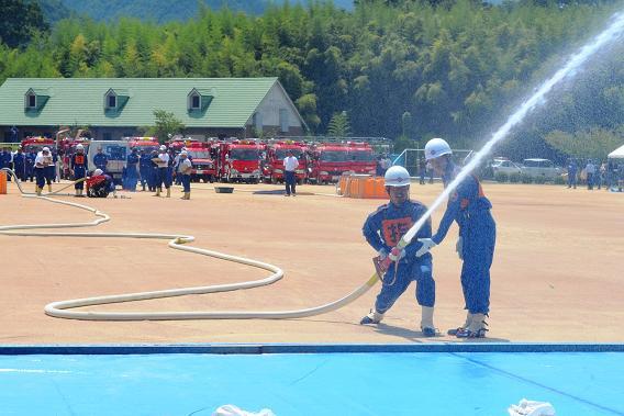 小型ポンプ操法