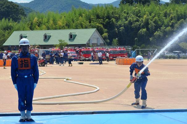 小型ポンプ操法