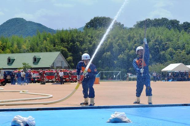 小型ポンプ操法
