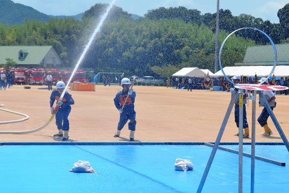 小型ポンプ操法