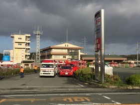 宿営地（熊本県山鹿市消防本部）