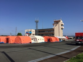 宿営地（熊本県山鹿市消防本部）