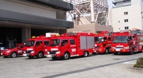 京都府大隊 第1次派遣部隊の出発式