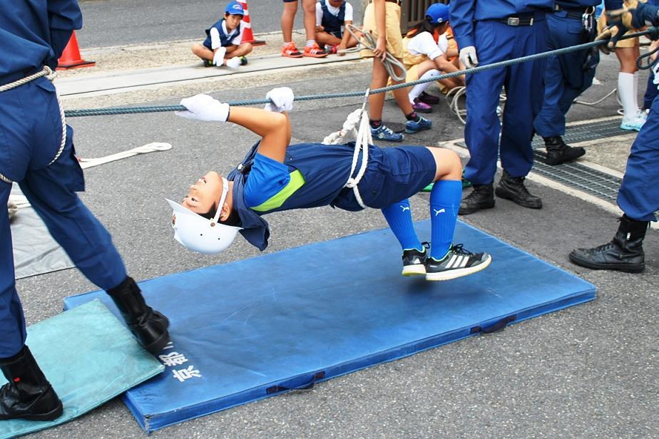 チロリアン渡過を体験しました