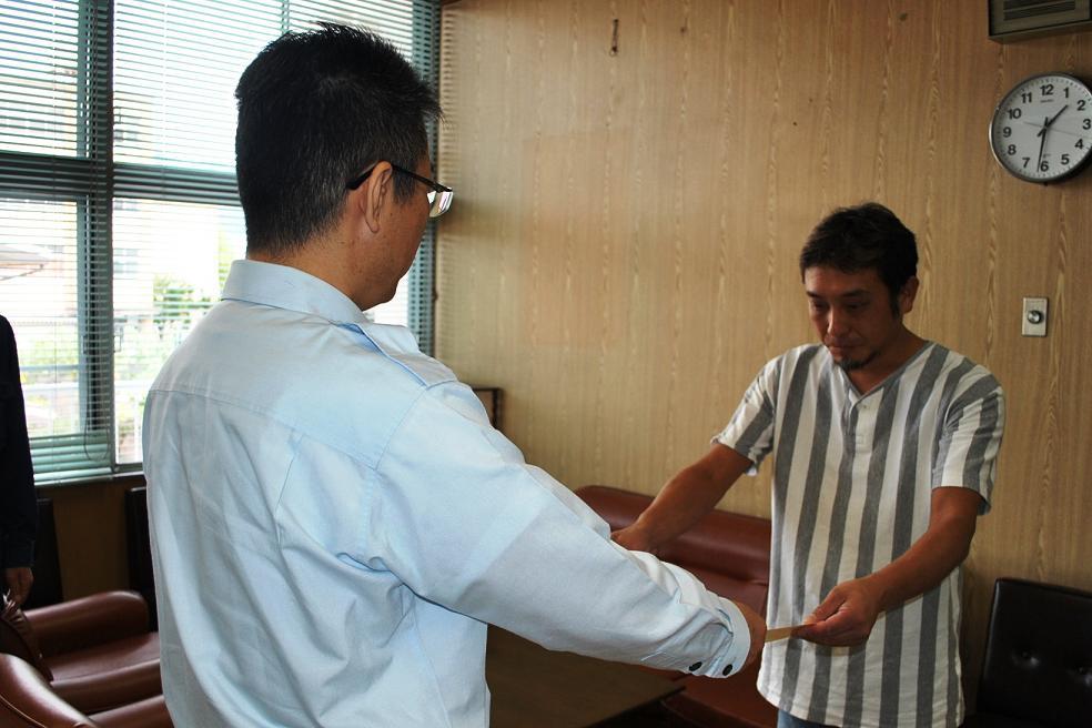 署長感謝状を贈呈しました