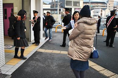山科総合庁舎前街頭広報