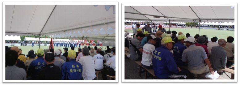 応援に来て下さった地元の方々