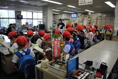 安朱小学校　消防署見学