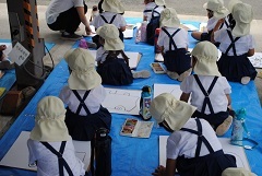 洛東幼稚園　写生会