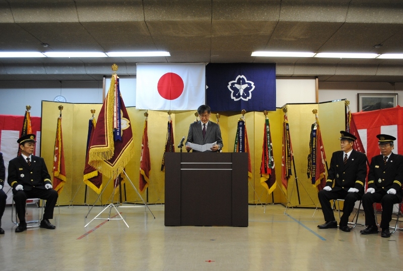 堀池雅彦山科区長の祝辞