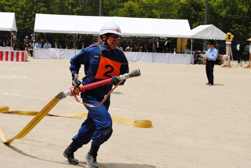 全力でホースを延長します！