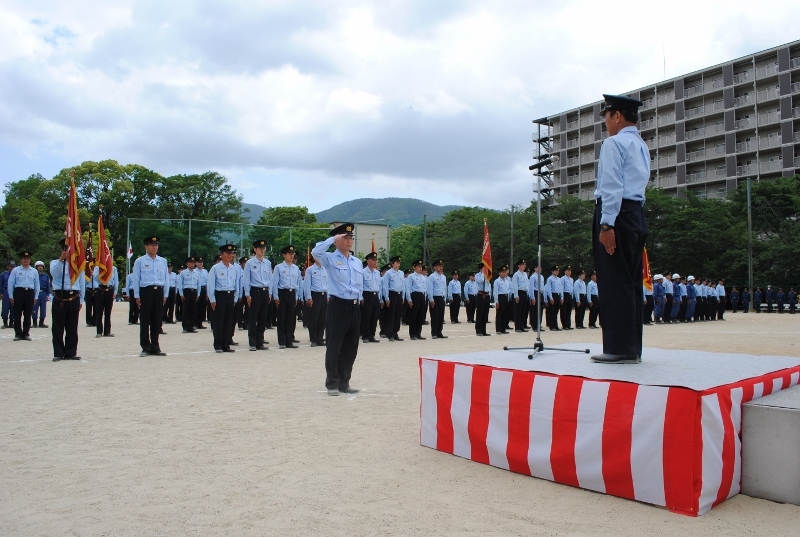 上村承生山科消防団副団長による報告