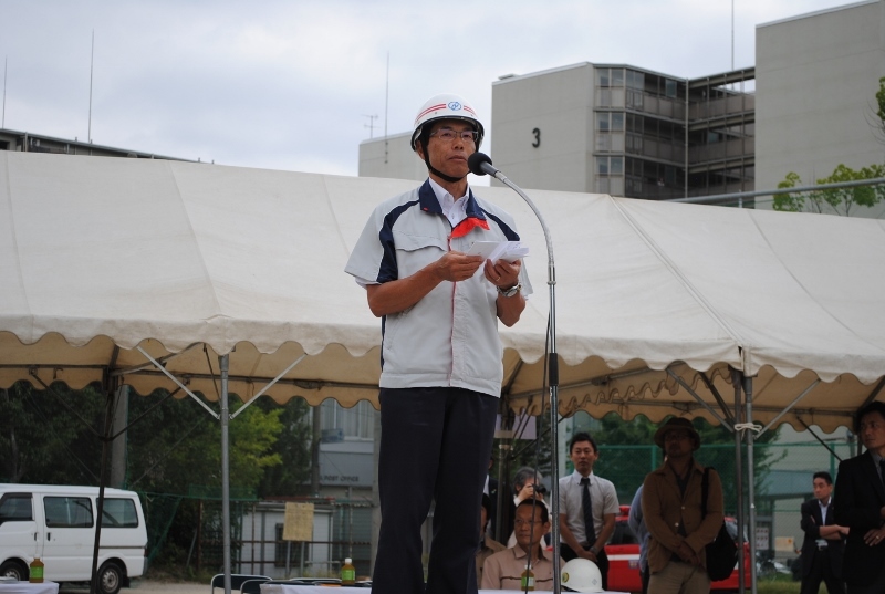 大野一成山科自衛消防連絡協議会会長の挨拶