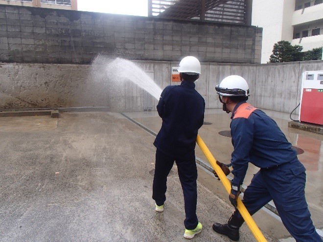 放水体験