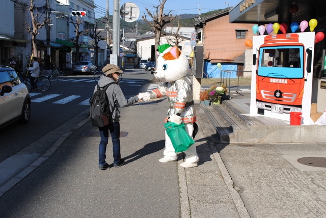 ネコ隊員もがんばりました！