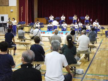 消防音楽隊の演奏