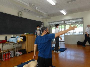 普通救命講習の説明の様子