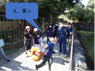 救助ふかん投入訓練