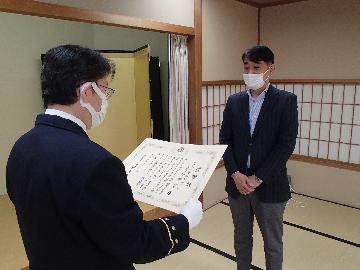感謝状贈呈式