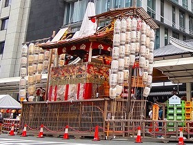祇園祭電気配線の実装検査・長刀鉾
