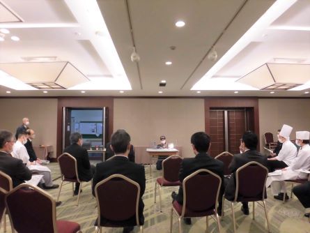 東急ホテルでの電気火災実験の様子