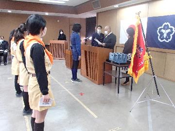 辞令配布