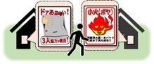 隣近所の状況確認
